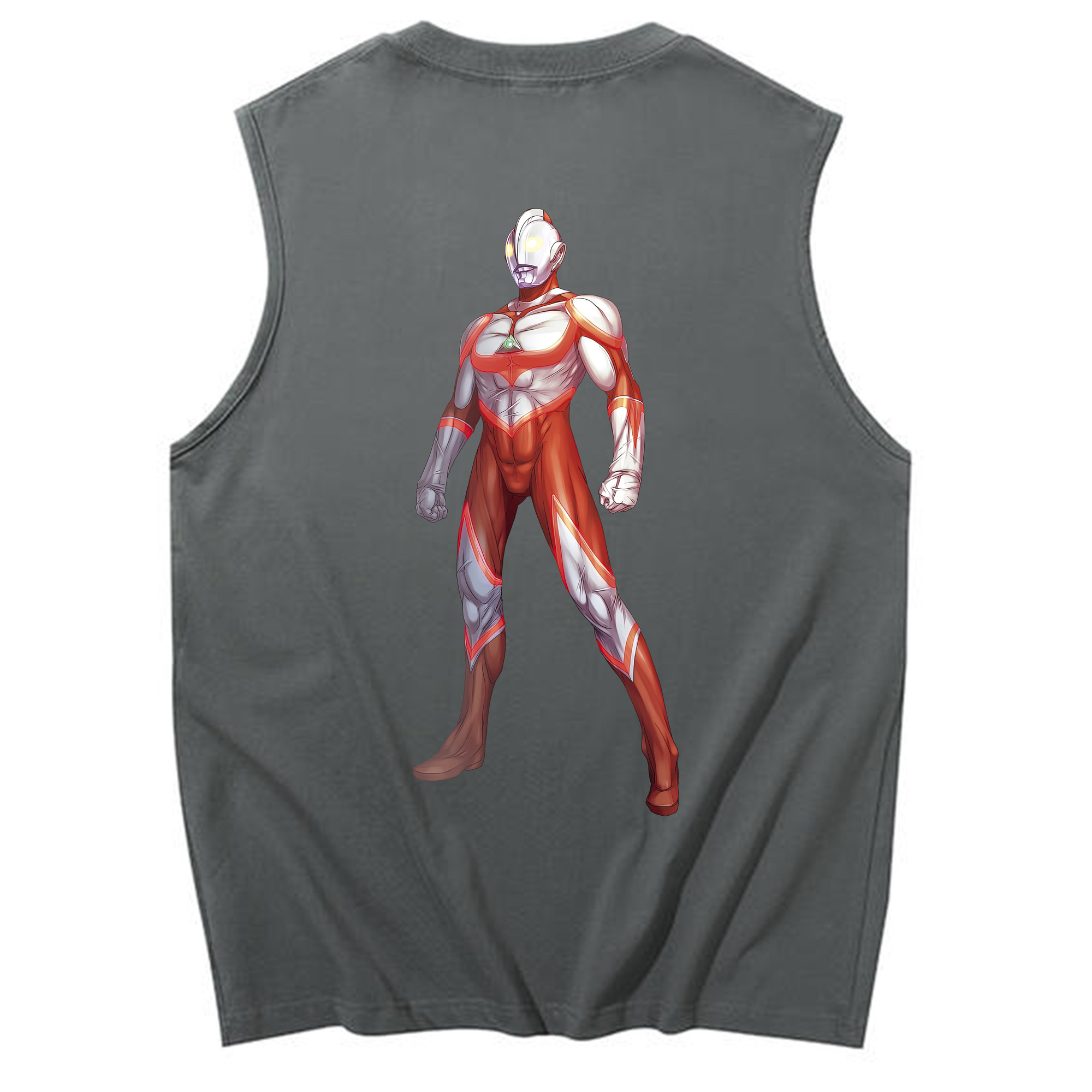 （画像用） ウルトラマン Ultraman コットン100％タンクトップ（背面プリント）